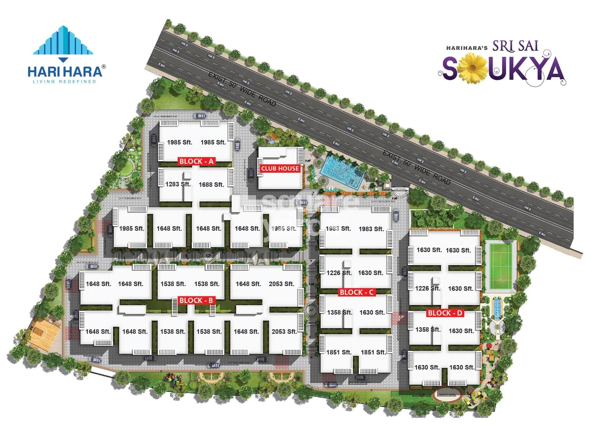 Harihara Sri Sai Soukya Master Plan Image