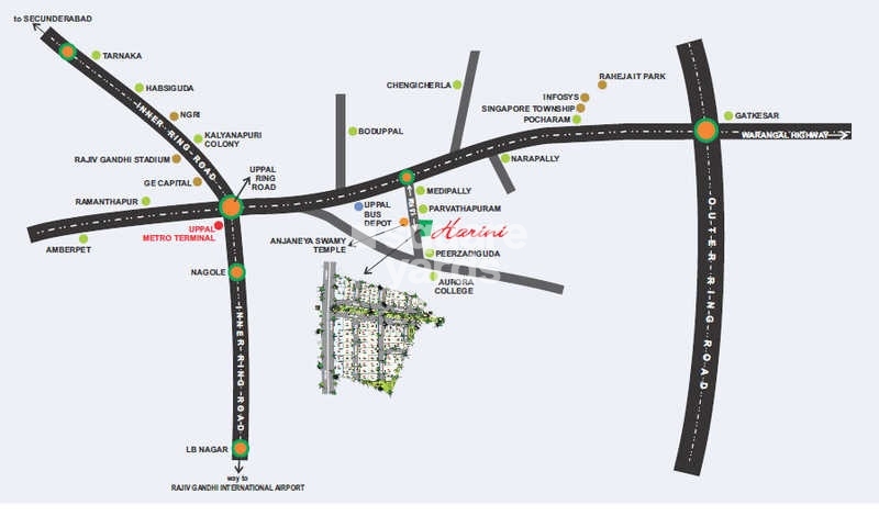 Harini Duplex Villas Location Image