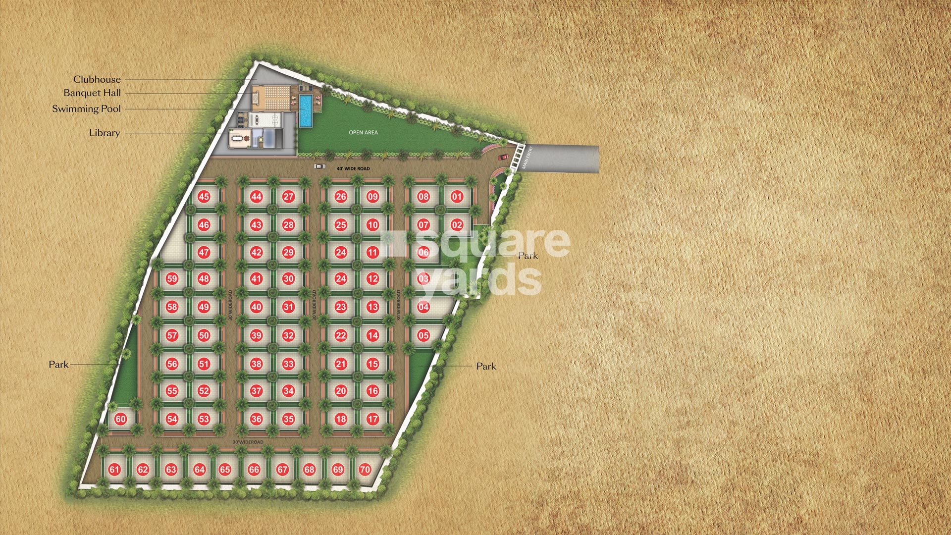 Haris Pranava Affluence Master Plan Image