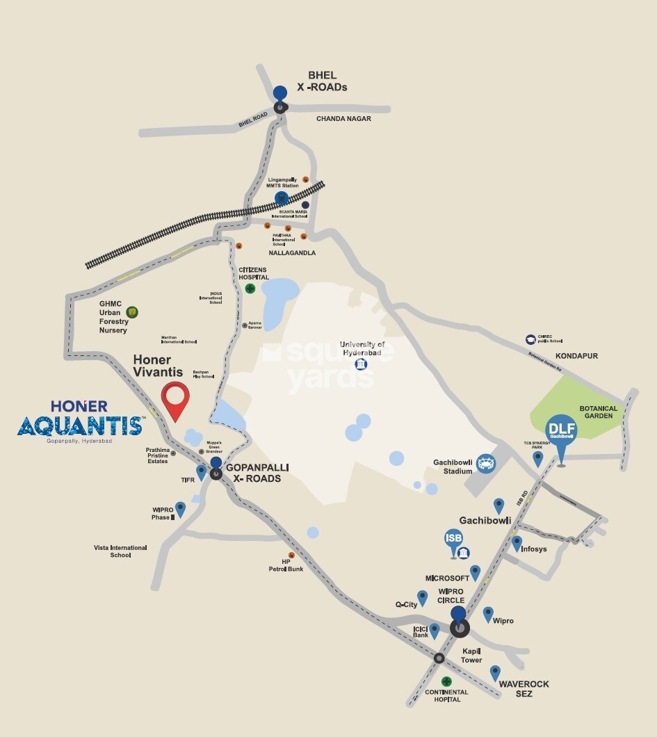 Honer Aquantis Location Image