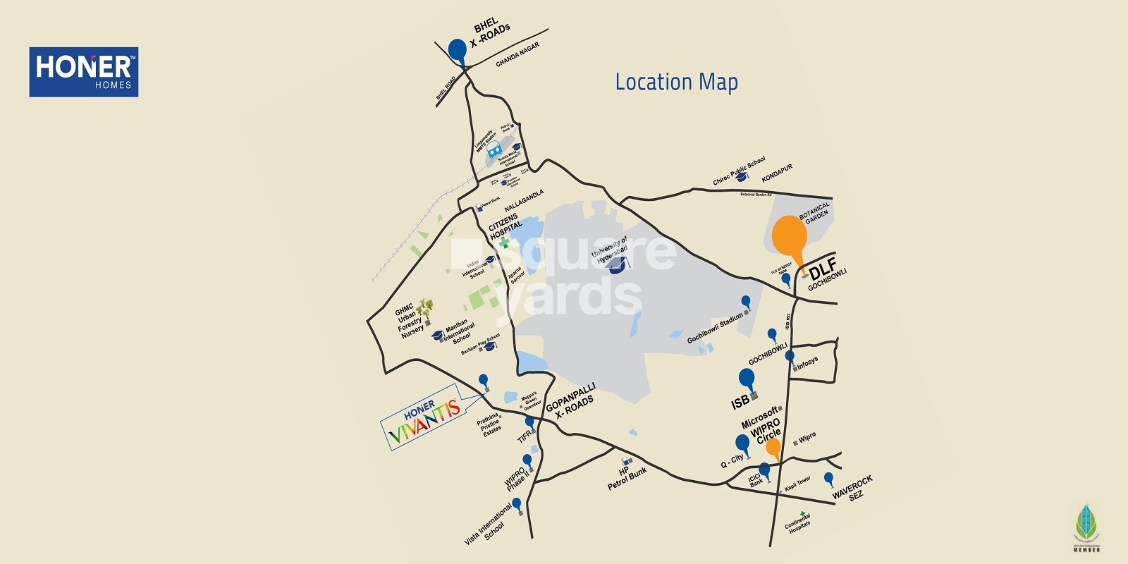 Honer Vivantis Location Image