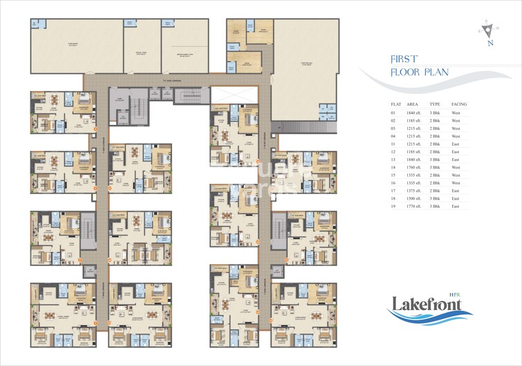 HPR Lakefront Floor Plans