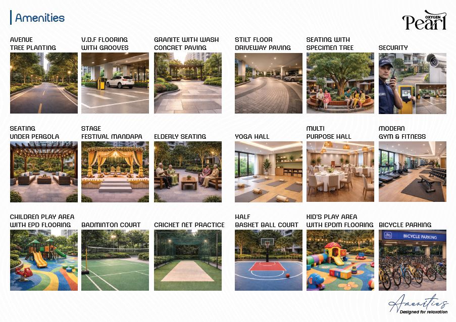 IDream Oxygen Pearl Amenities-Features