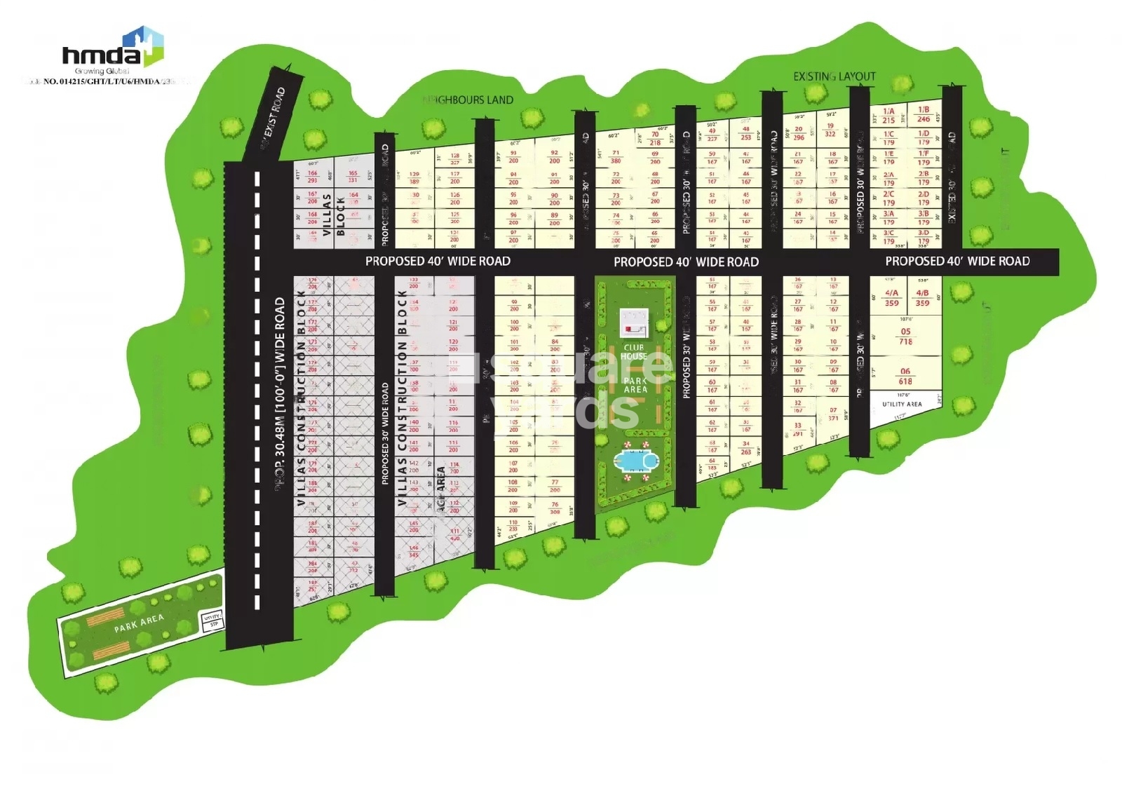 IID Ghatkesar Glory City Master Plan Image