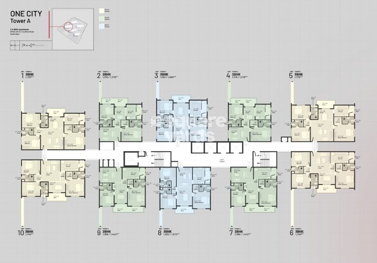 Incor One City Floor Plans