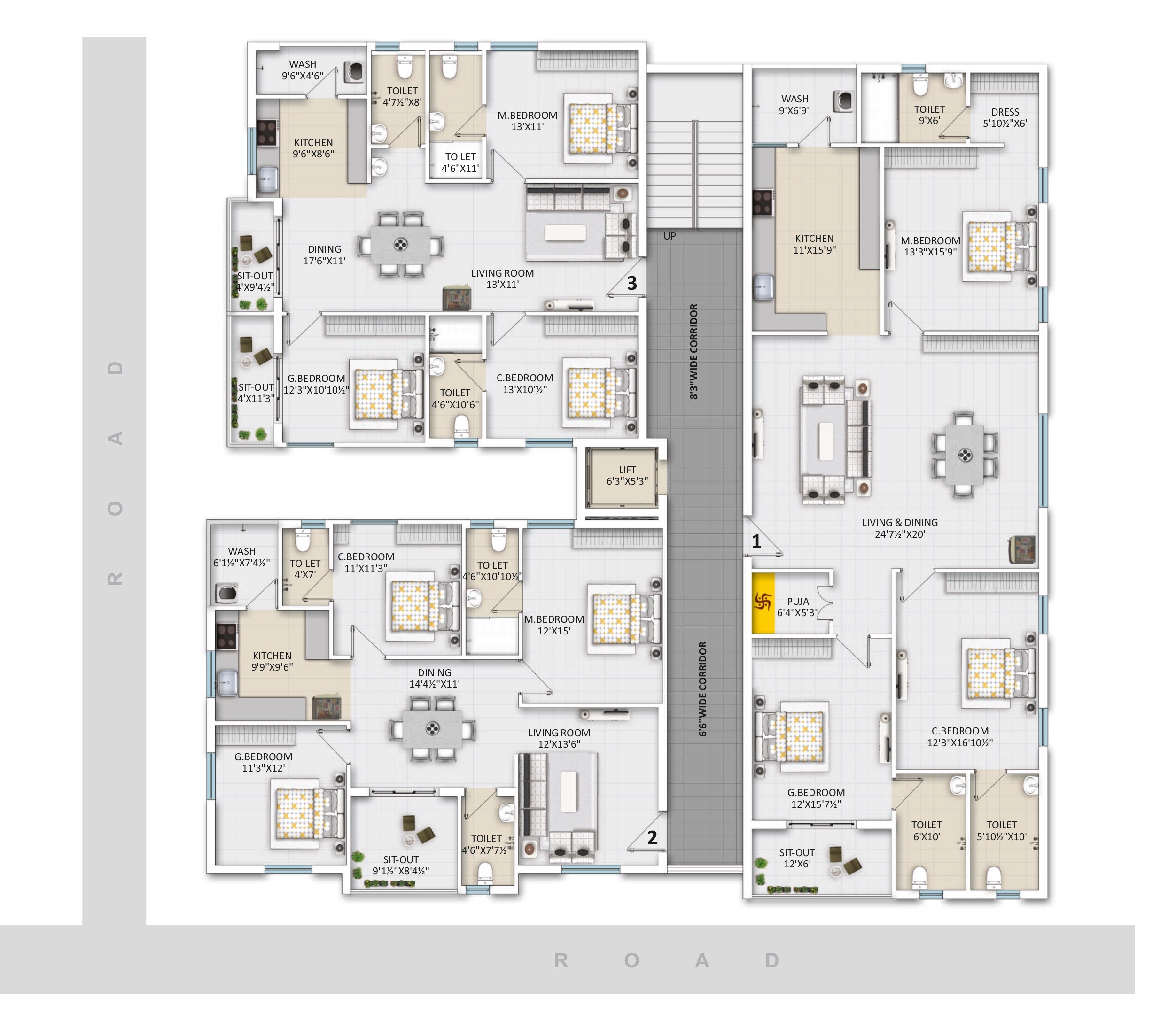 Ista Elite Floor Plans