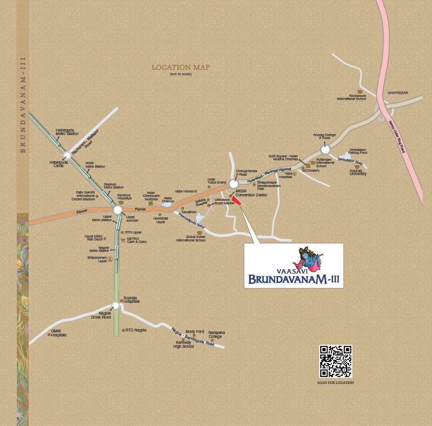 Jai Vaasavi Brundavanam Apartment Location Image