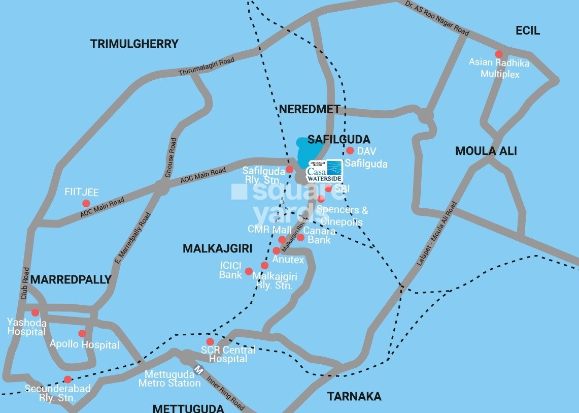 Jain Balaji Nilayam Casa Waterside Location Image
