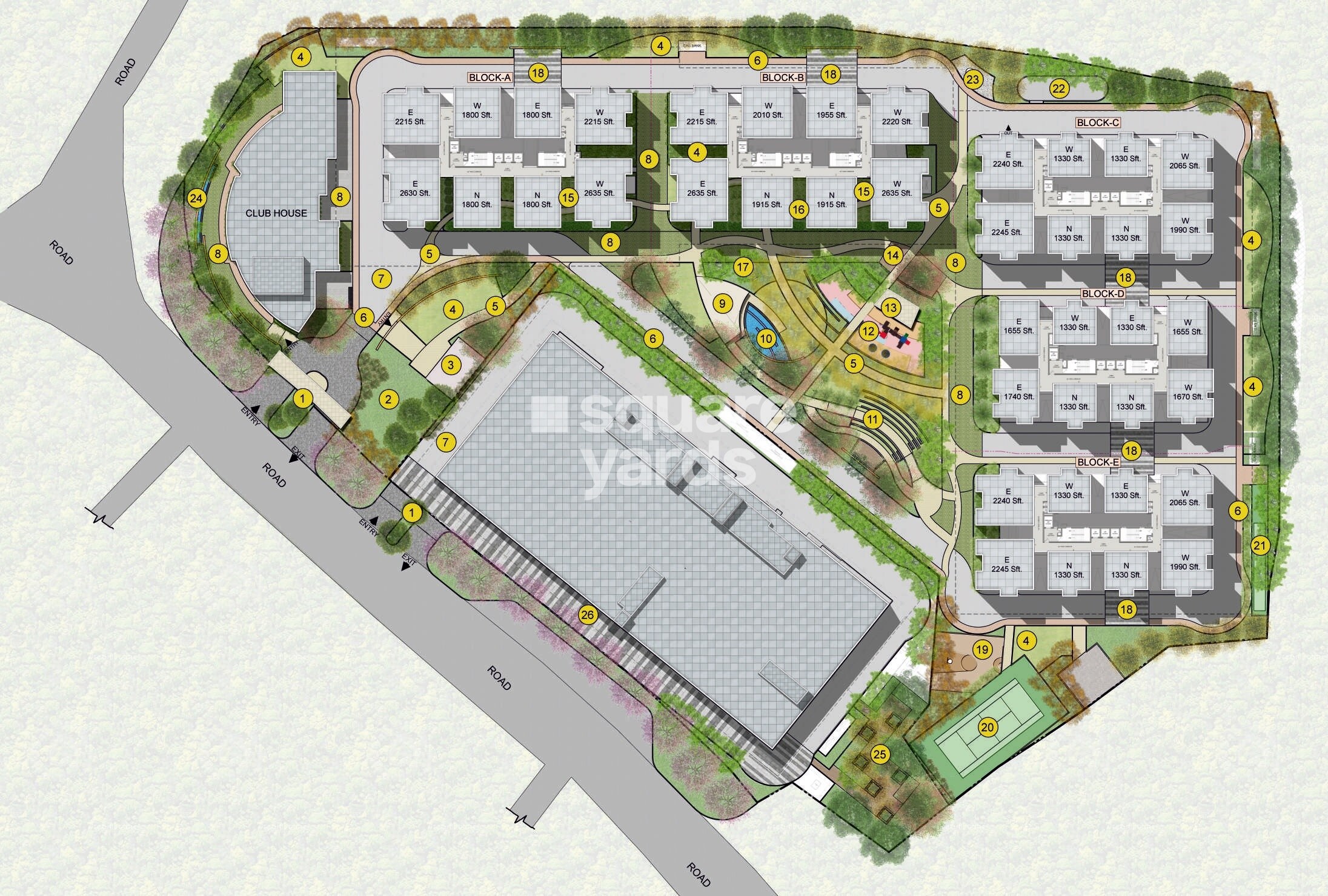 Jain Balaji Nilayam Casa Waterside Master Plan 1