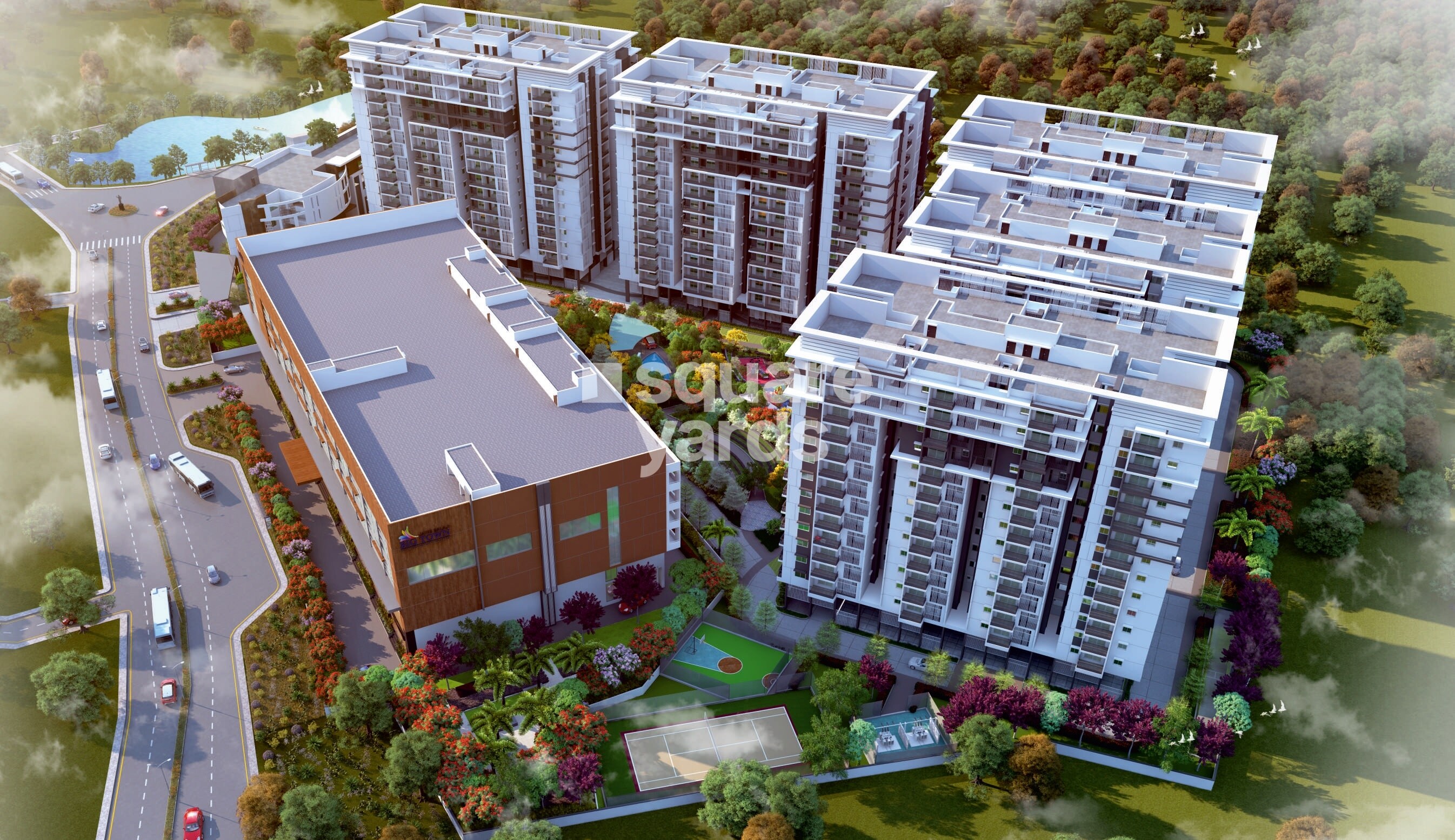 Jain Balaji Nilayam Casa Waterside Tower View