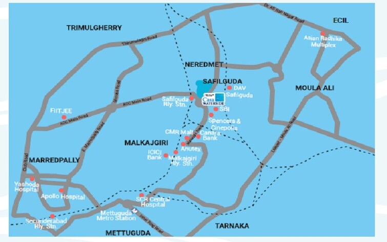 Jains Balaji Big Town Location Image