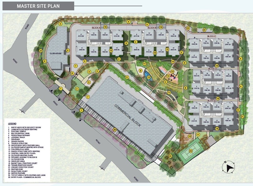 Jains Balaji Big Town Master Plan Image