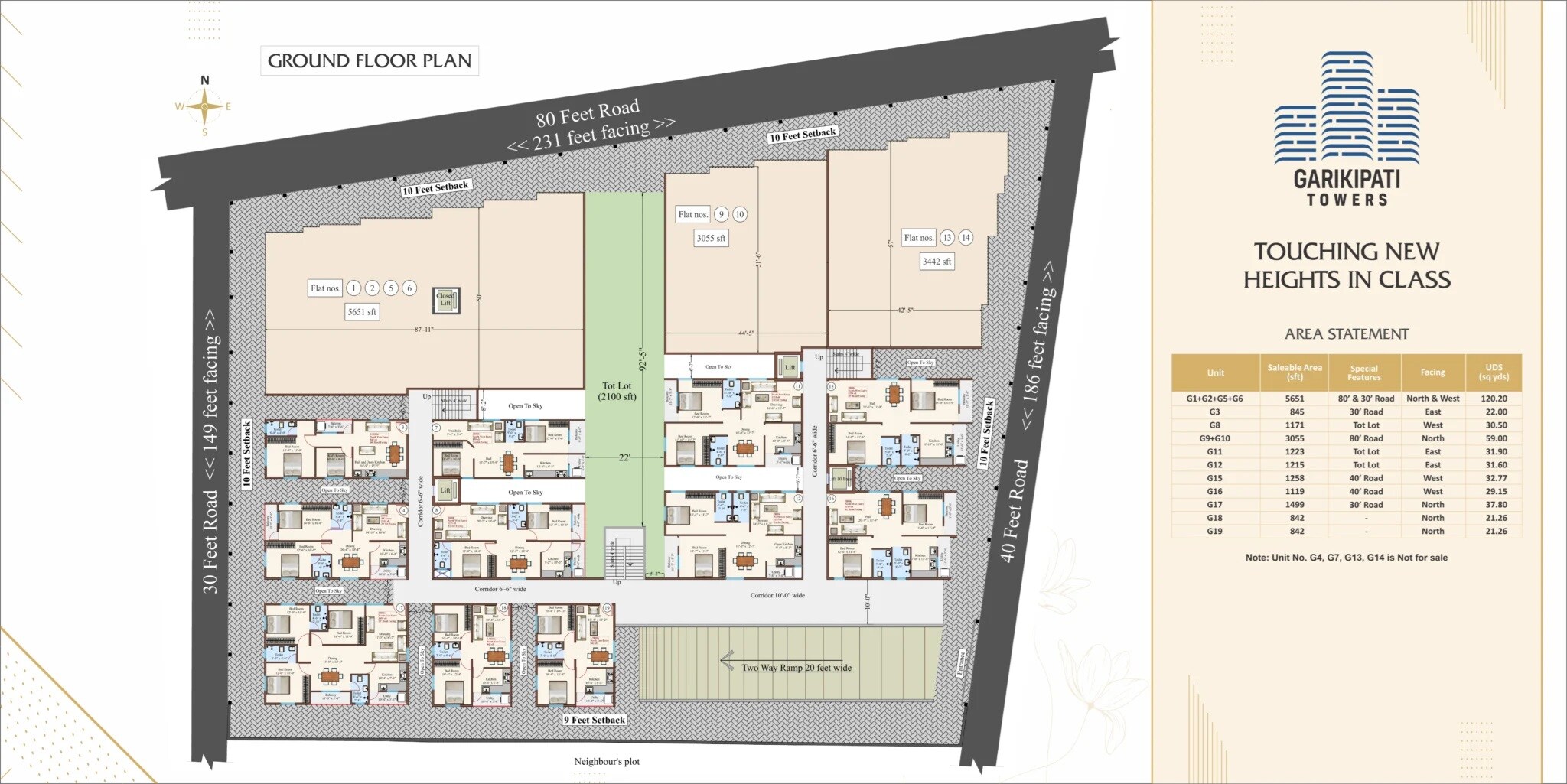 Jalsa Garikipati Towers Floor Plans 1