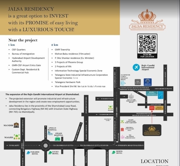 Jalsa Residency Location Image