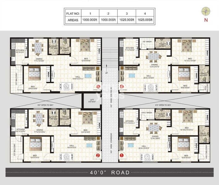 Janani Srinivasa Nilayam Floor Plans