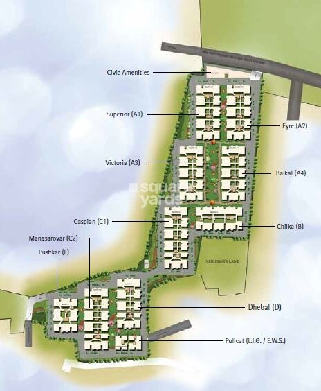 Janapriya Lakefront Master Plan Image
