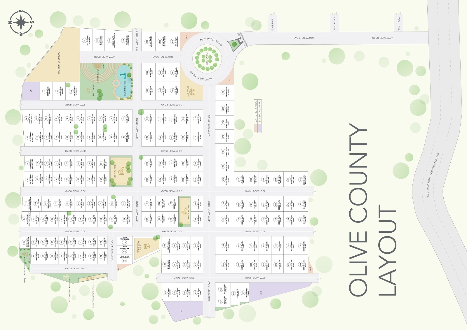 Janapriya Olive County Master Plan Image