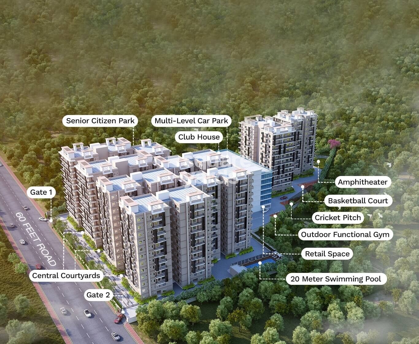 Janapriya Unnati Tower View