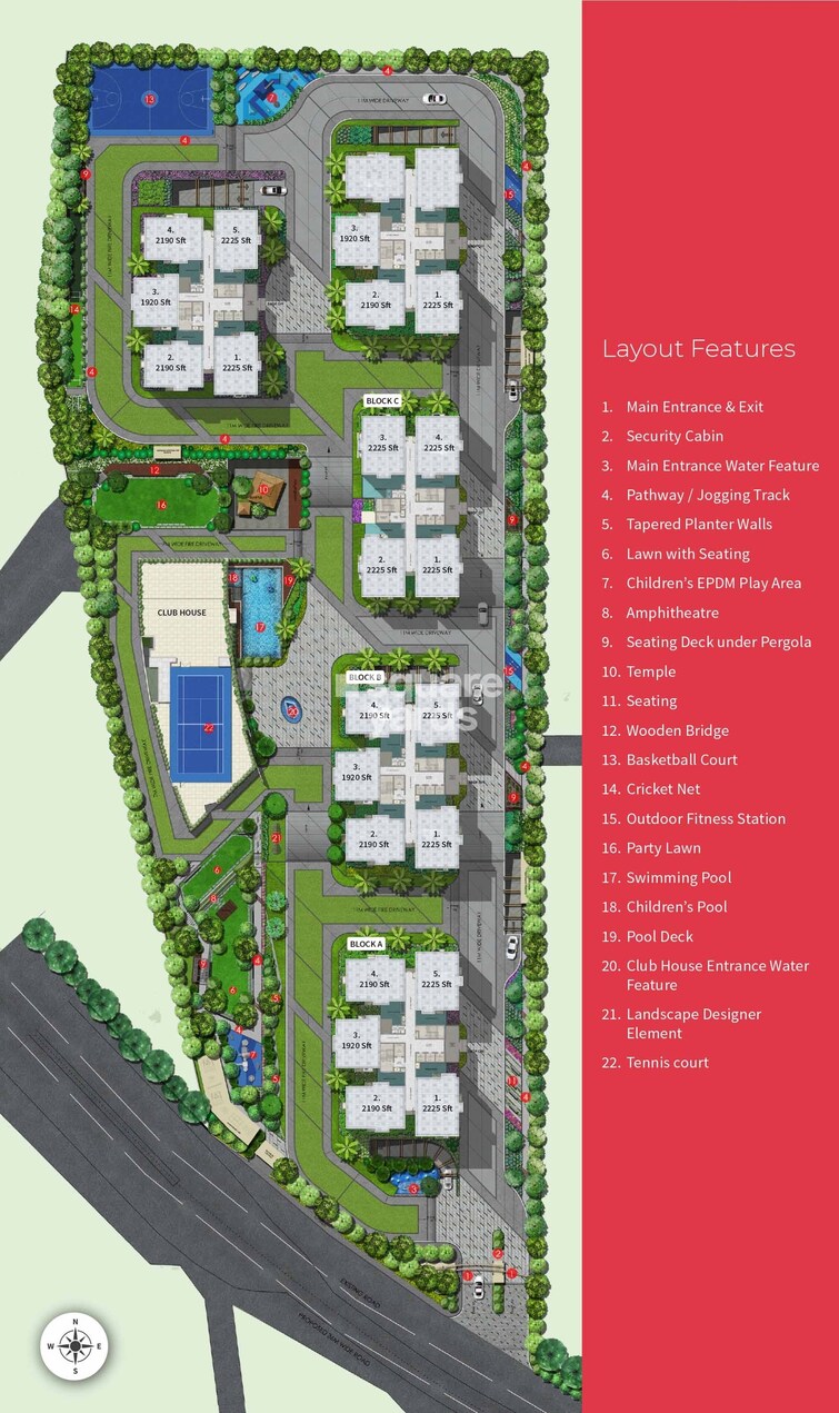 Jayabheri The Nirvana Master Plan Image