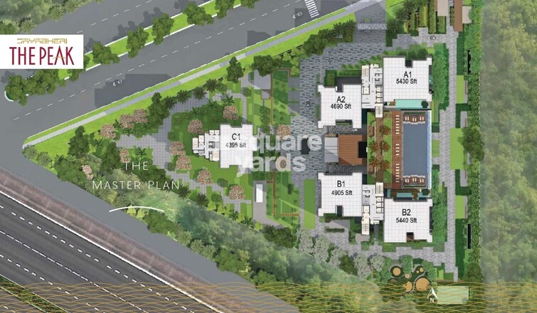 Jayabheri The Peaks Master Plan Image