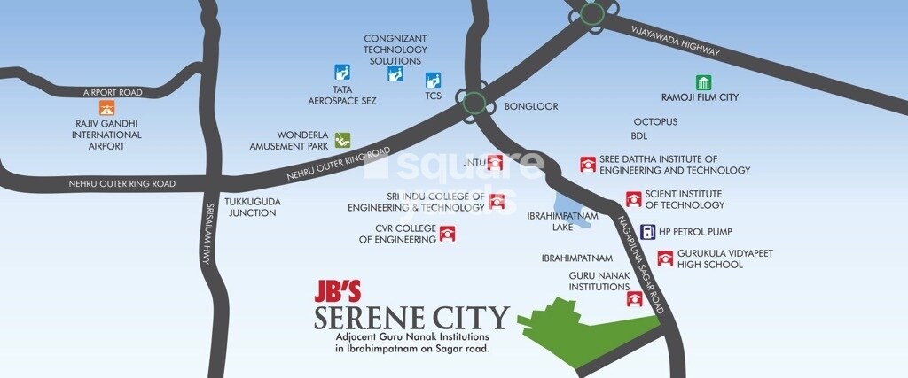 JB Serene City Location Image