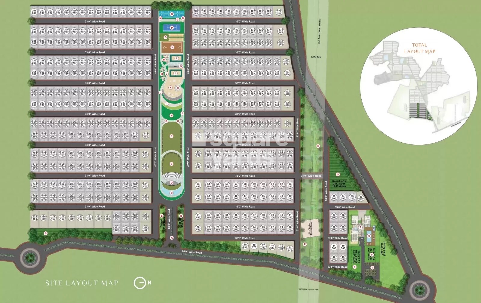 JB Serene Villas Master Plan Image
