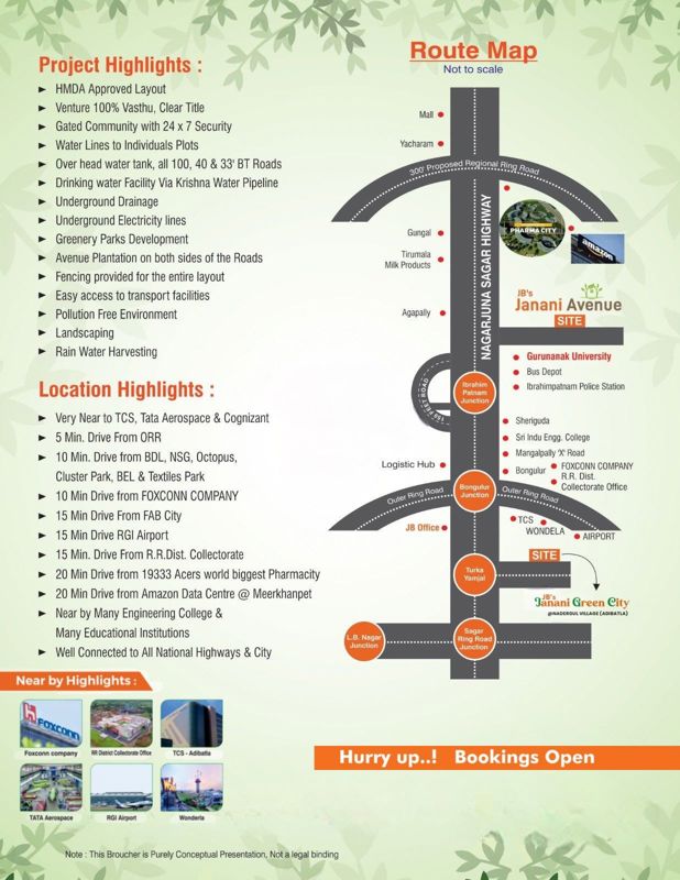 JBs Janani Green City Location Image