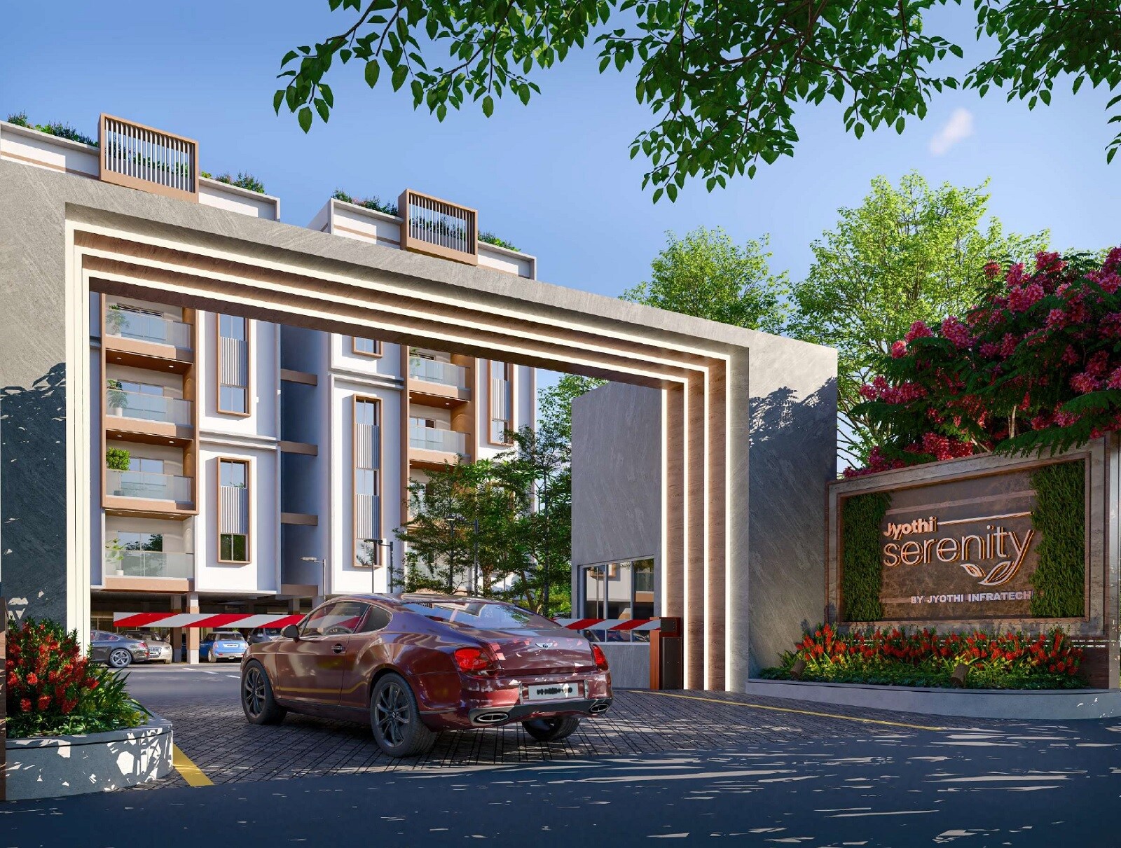 Jyothi Serenity Entrance View