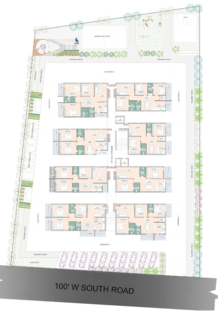 Kaakatiya Diamond Heights Master Plan Image