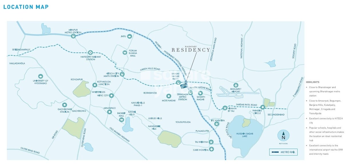 Kalpataru Residency Location Image