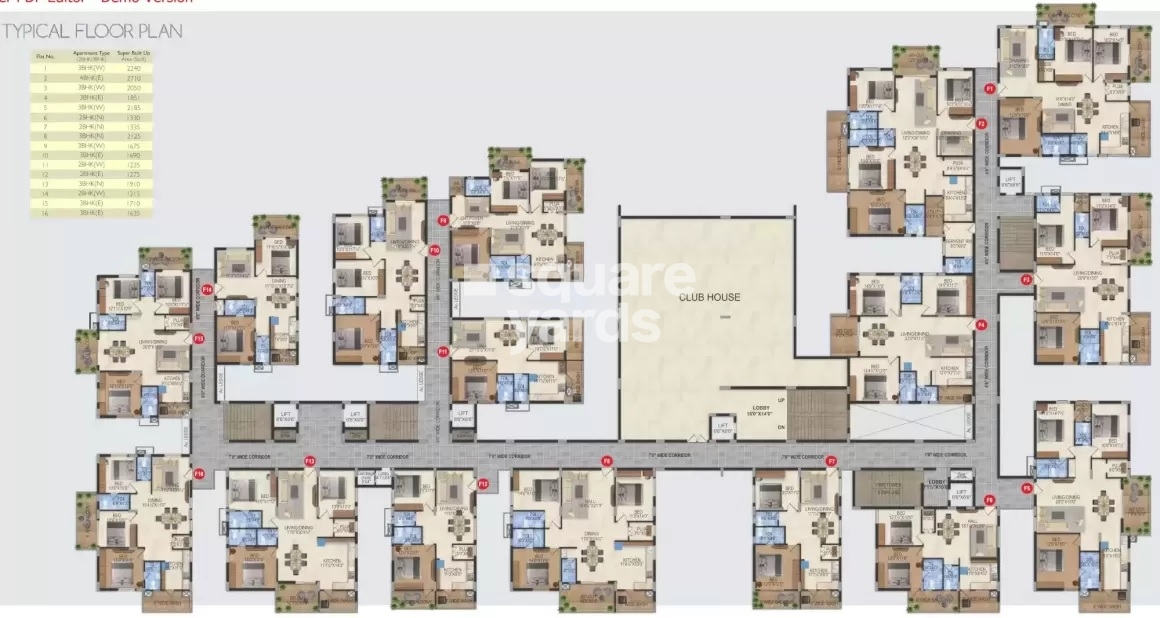 Kalyans Sampreeti Floor Plans