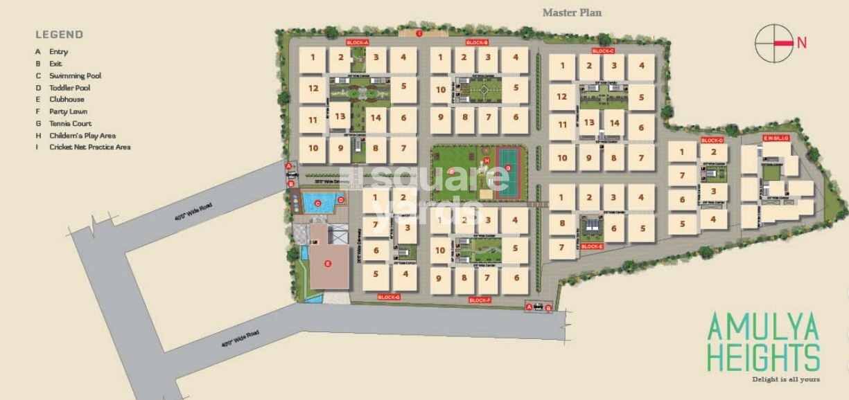 Kamala Amulya Heights Master Plan 1