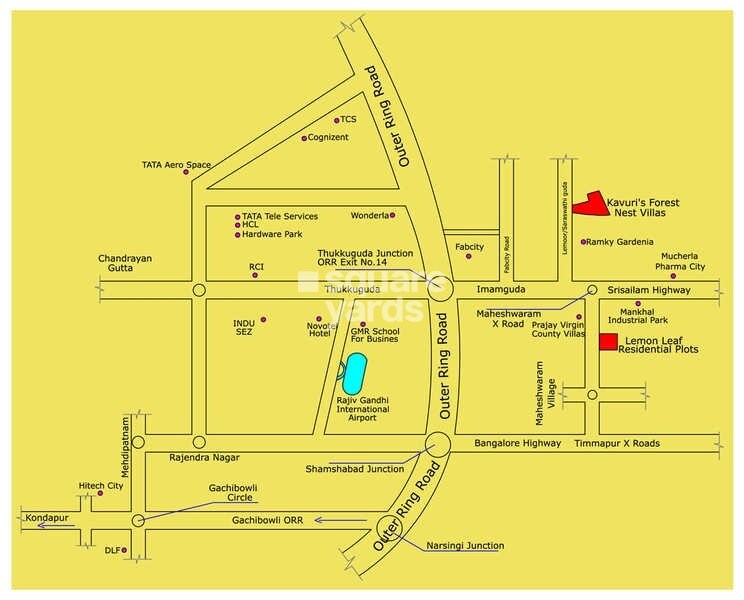 Kavuri Forest Nest Location Image