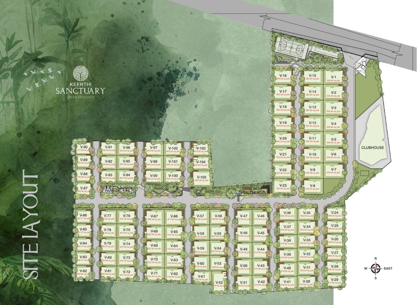 Keerthi Sanctuary Master Plan 1