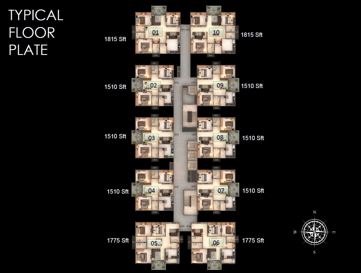 KMR Luxor Exclusive Floor Plans