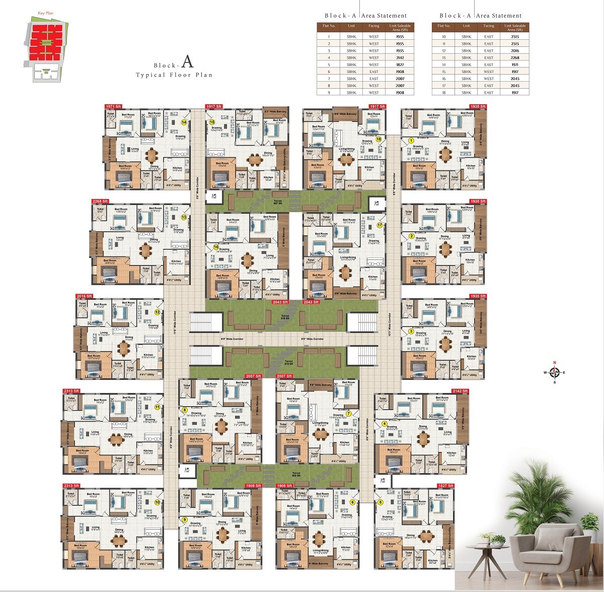 KSN Sreevaari Pride Floor Plans