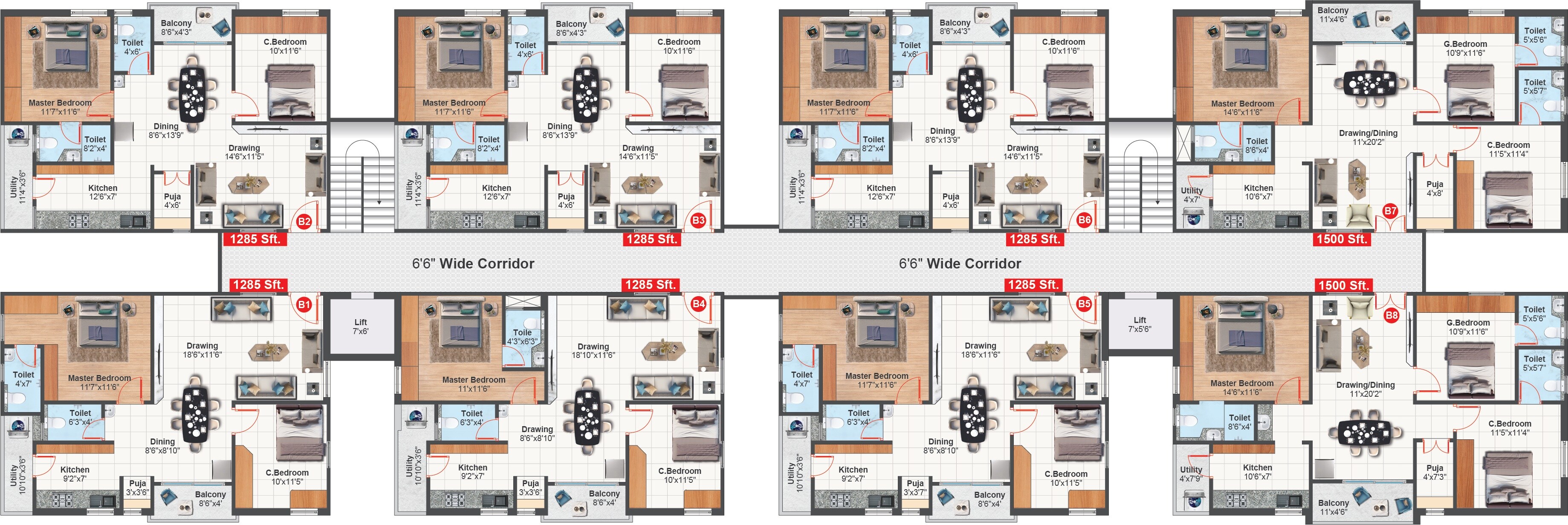 KVSS Tulasi Vanam Floor Plans