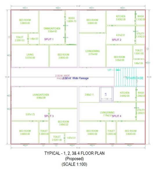 KVSS Venkatadri Residency Floor Plans