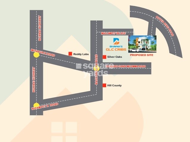 Lakshmi Bhavna GLC CRIBS Location Image