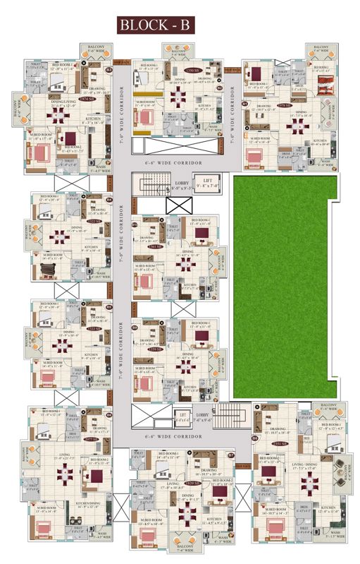 Lakshmi Sahaj Nivas Floor Plans
