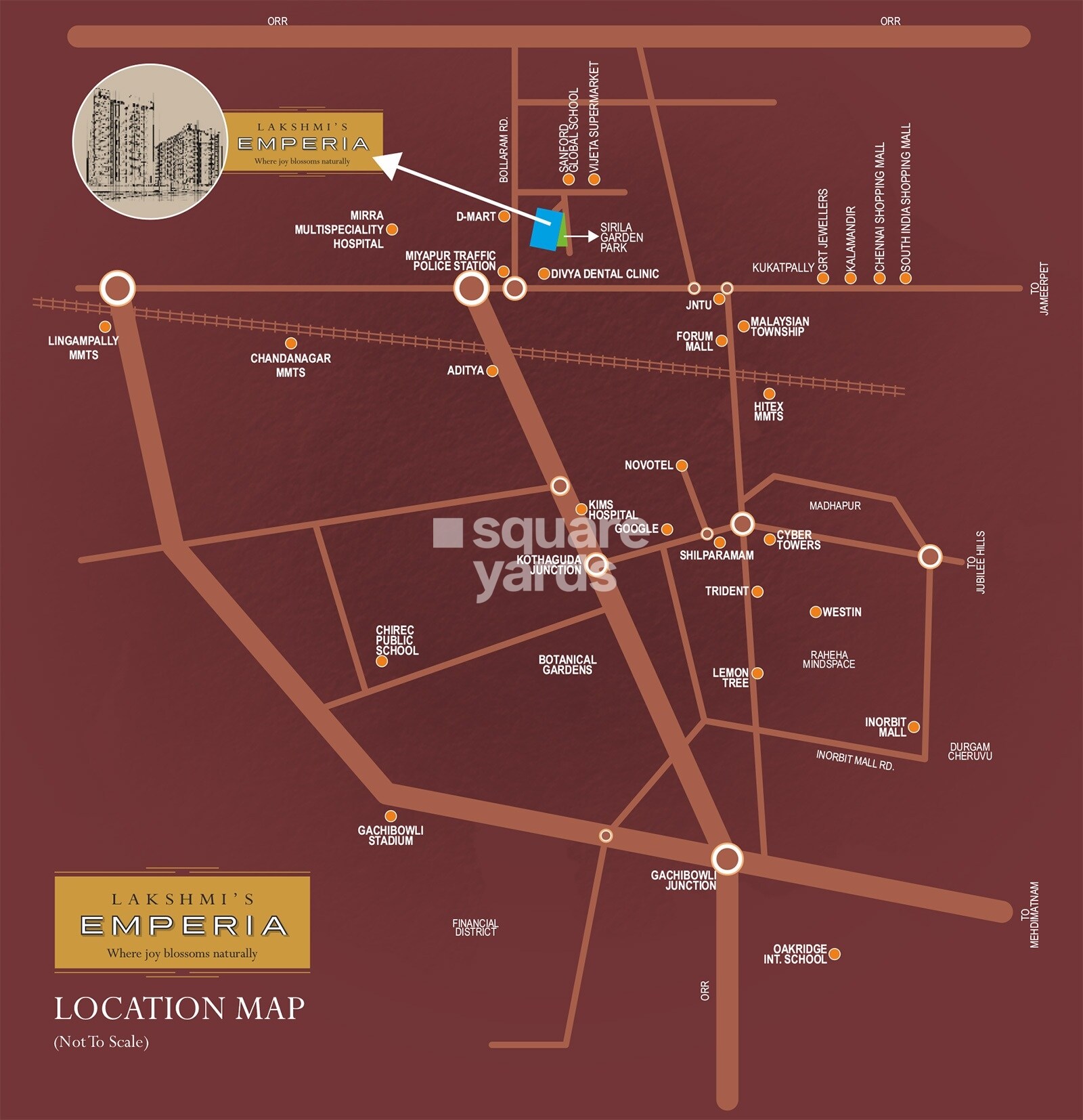 Lakshmis Emperia Location Image