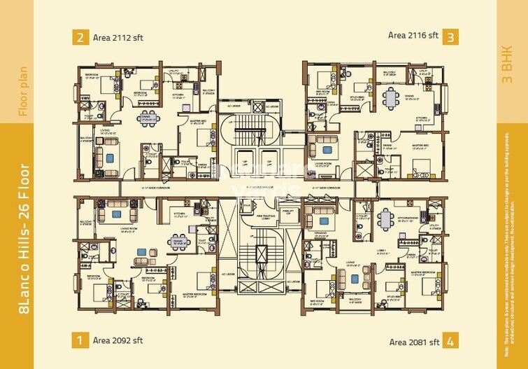 Lanco Infrastructure Lanco Hills Apartments Floor Plans