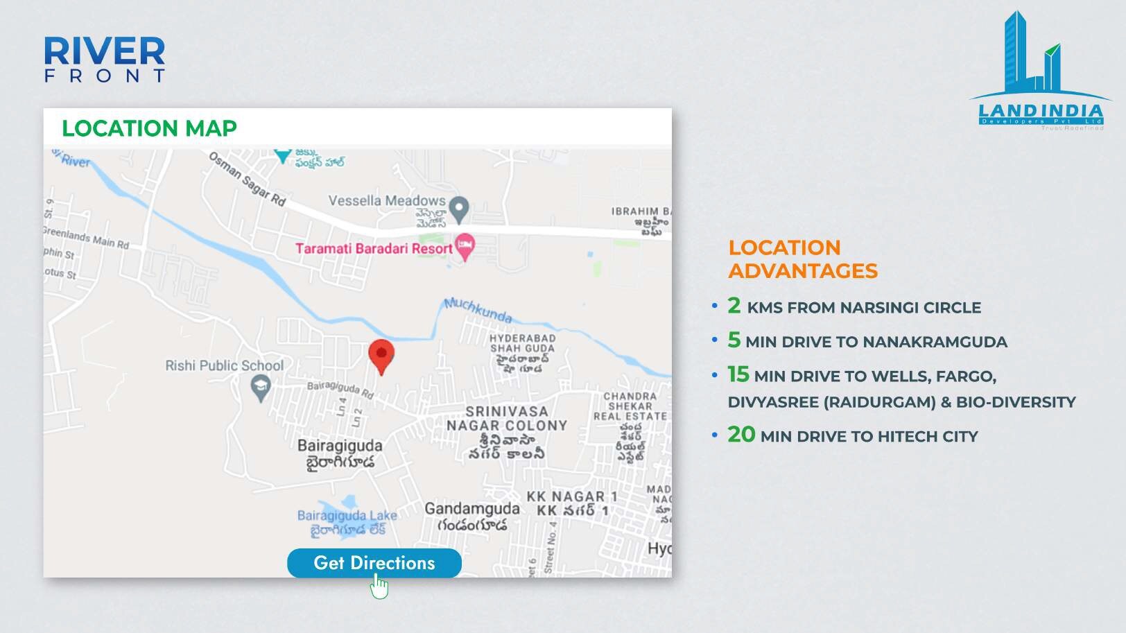 LandIndia River Front