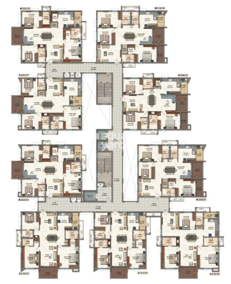 Lansum Eden Gardens Floor Plans 1