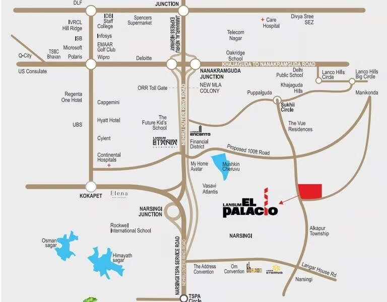 Lansum EL Palacio Location Image