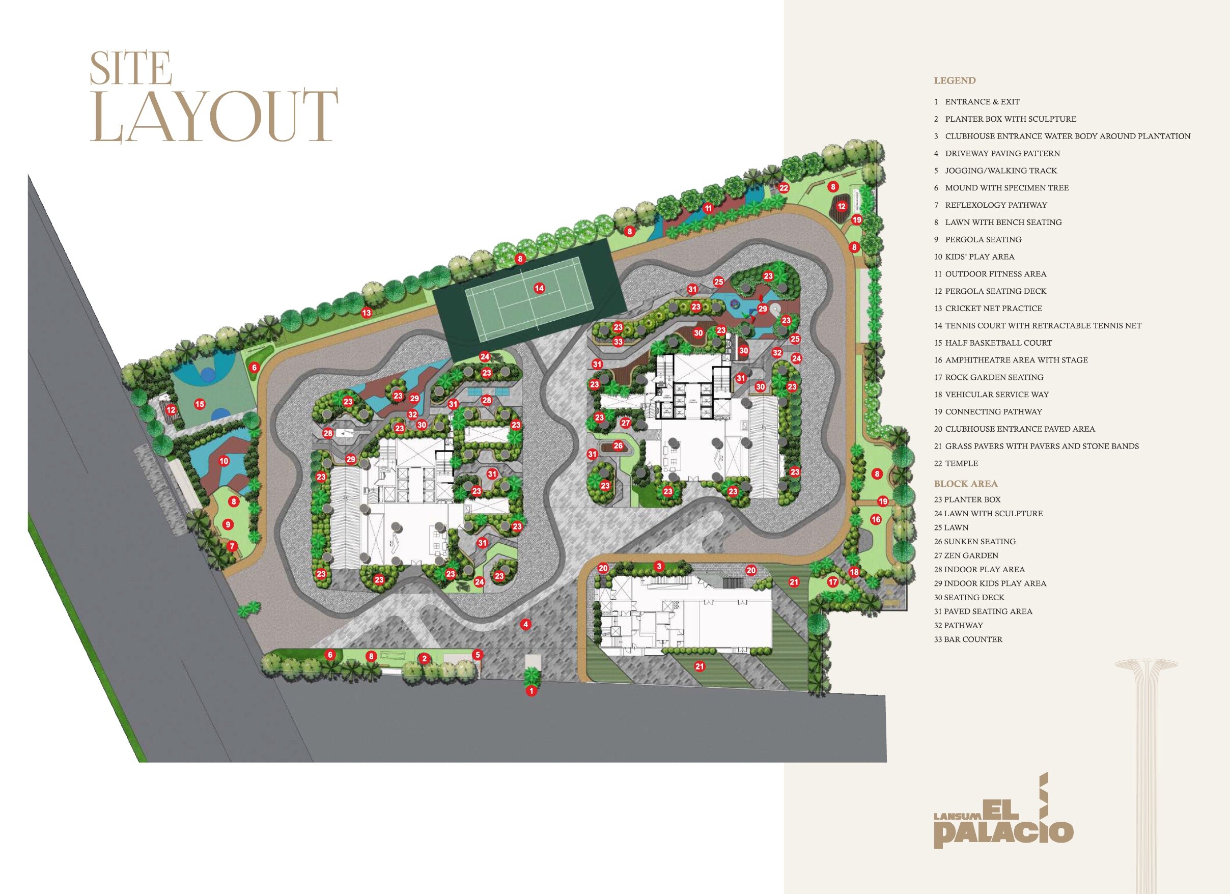 Lansum EL Palacio Master Plan Image