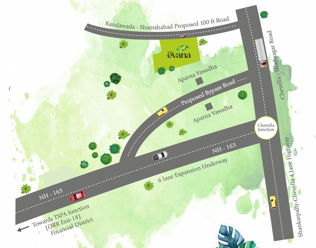 Lansum Evana Location Image
