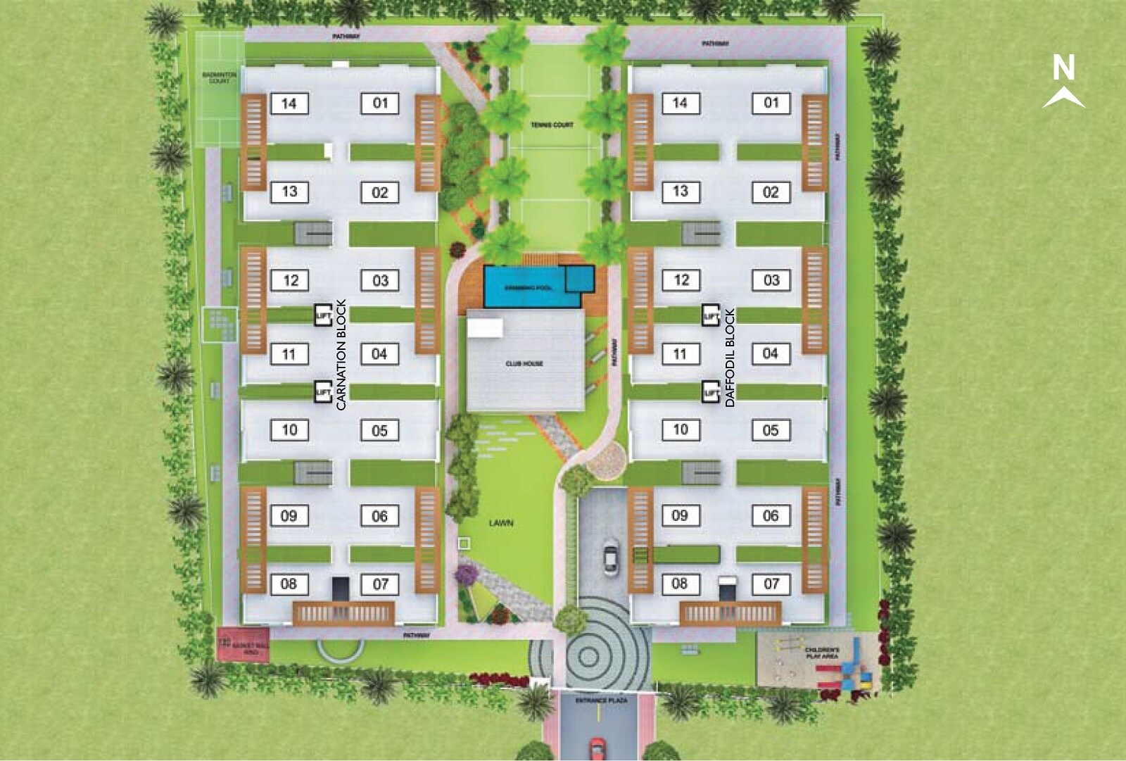 Laxmi Bandari Blossoms Master Plan 1