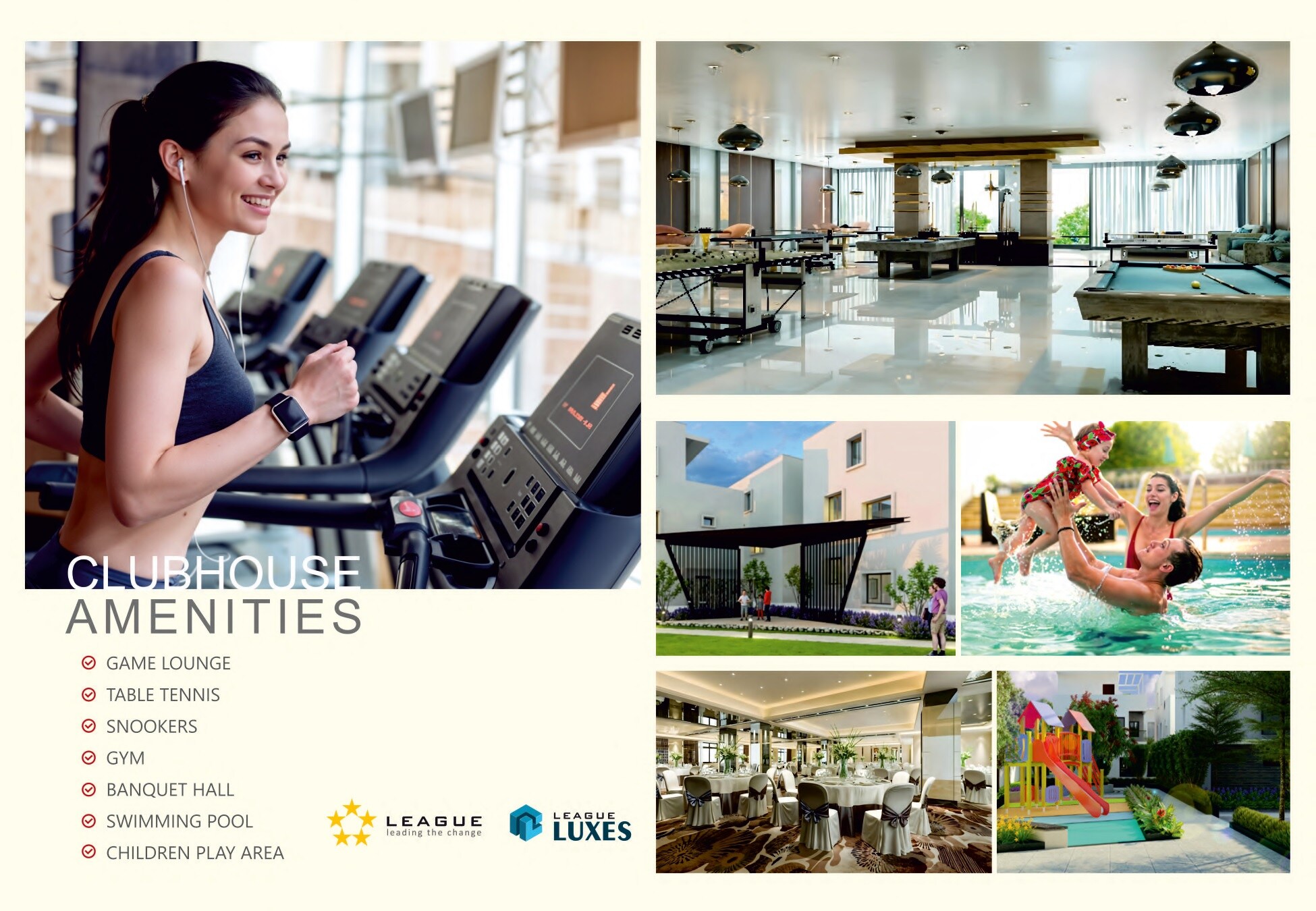 League Luxes Amenities-Features