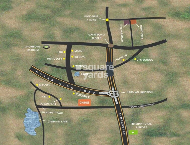 Legend Chimes Location Image